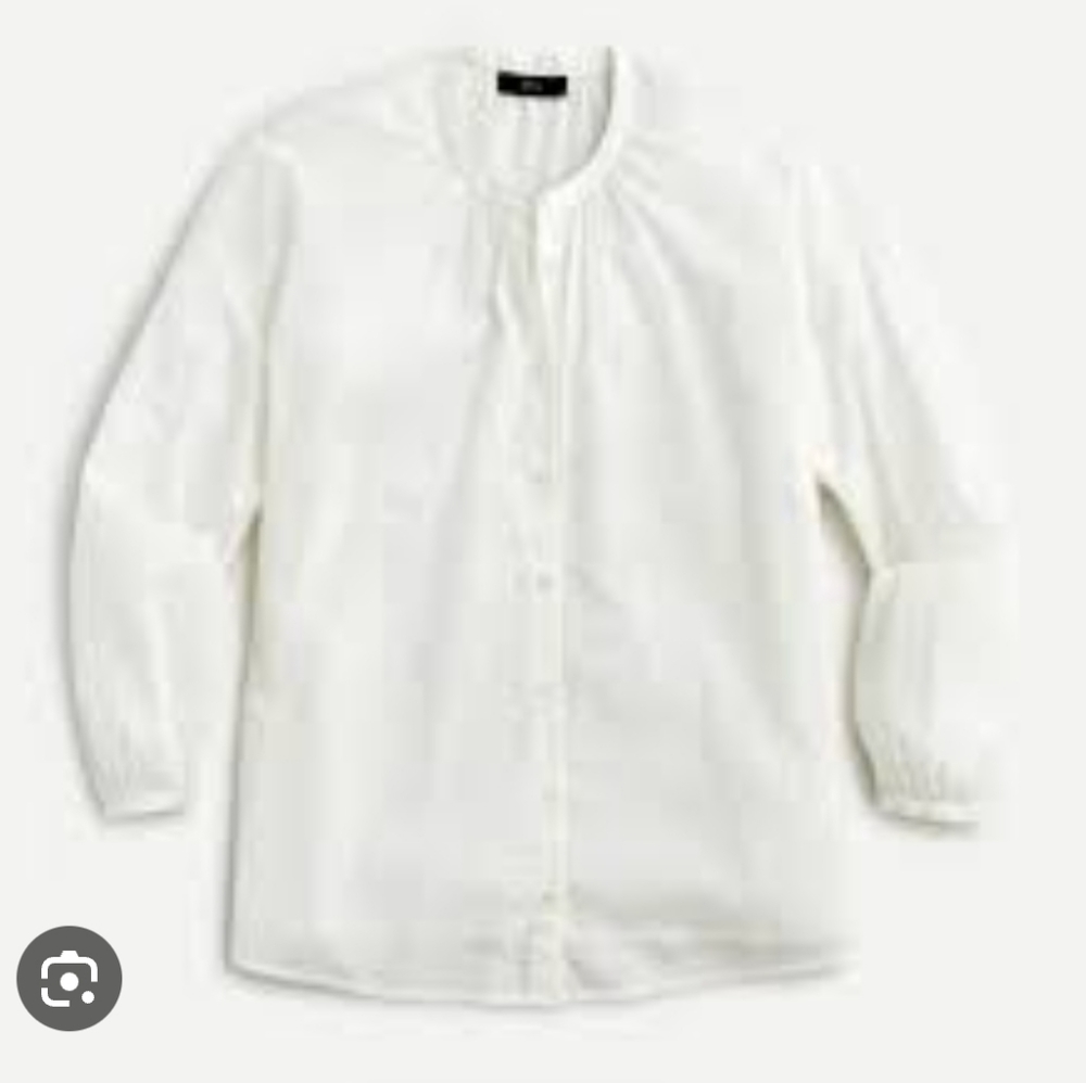 J. Crew Women's White Button Down Shirt - Picture 6 of 8